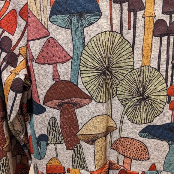 LA Soul Mushroom Long Sleeve Skater Dress - Picture 8 of 9